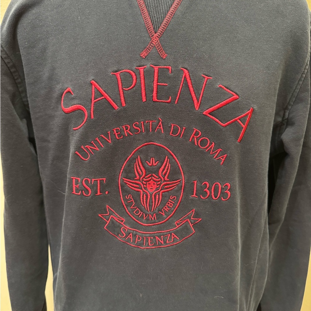 Unisex sweatshirt from famous Sapienza University, Rome Italy. Size L. - Picture 2 of 8